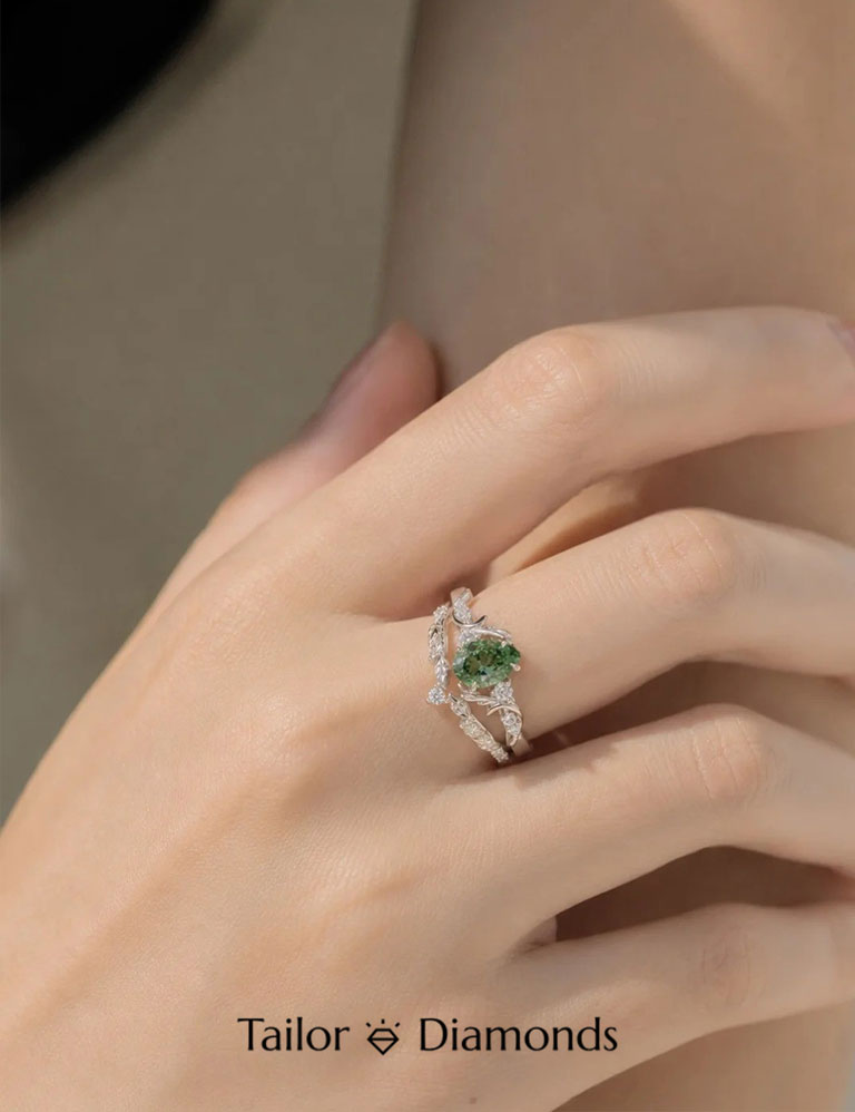 Rose Gold Marquise Diamond Ring